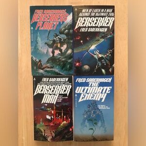 THE BERSERKER SAGA BY FRED SABERHAGEN Lot of 4 Paperback Books